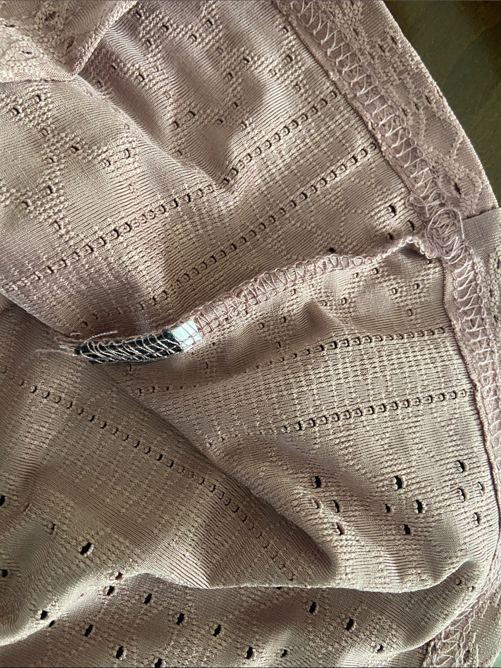 Ruffle-Trim Tank top in soft eyelet fabric in Sage Green (M) or Pink (L). - Picture 14 of 14